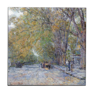 Carreau Childe Hassam - rue principale Hampton est