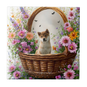 Carreau Chiot de Shiba Inu