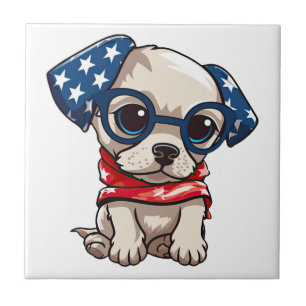 Carreau Chiots Patriotes - Style 13