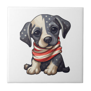 Carreau Chiots Patriotiques - Style 11