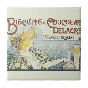 Carreau Chocolat Art Nouveau Femme