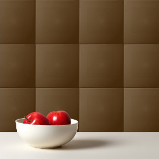 Carreau Chocolat foncé de couleur solide brun