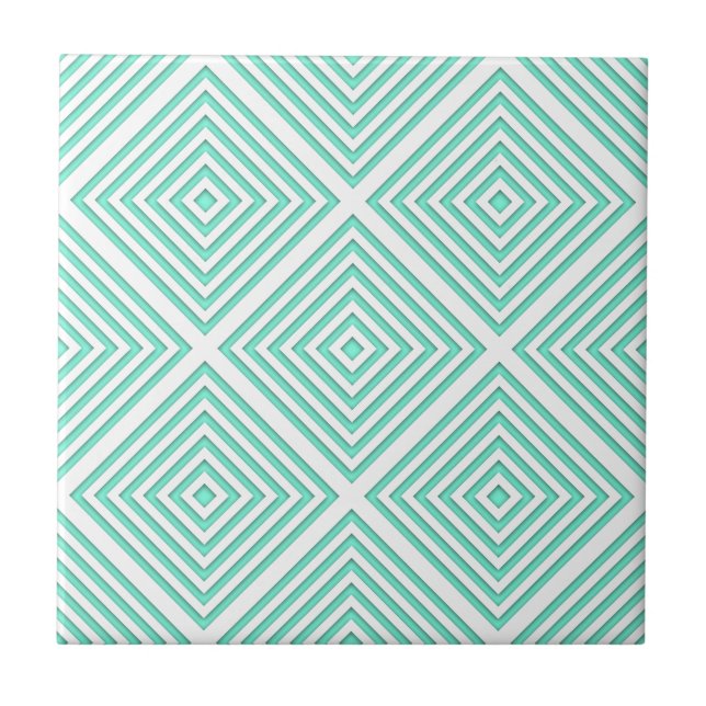 Carreau Choisissez votre couleur  | Carrés géométriques (Devant)