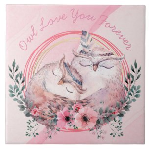 Carreau Chouettes mignonnes