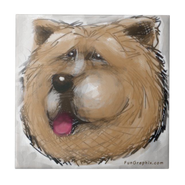 Carreau Chow Chow (Devant)