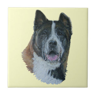Carreau choyez la peinture de portrait du grand chien