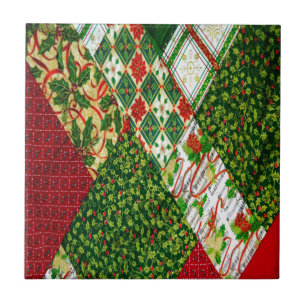 Carreau Christmas Quilt Background