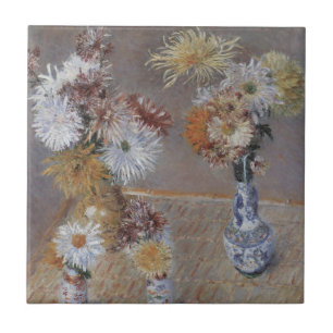 Carreau Chrysanthèmes par Gustave Caillebotte
