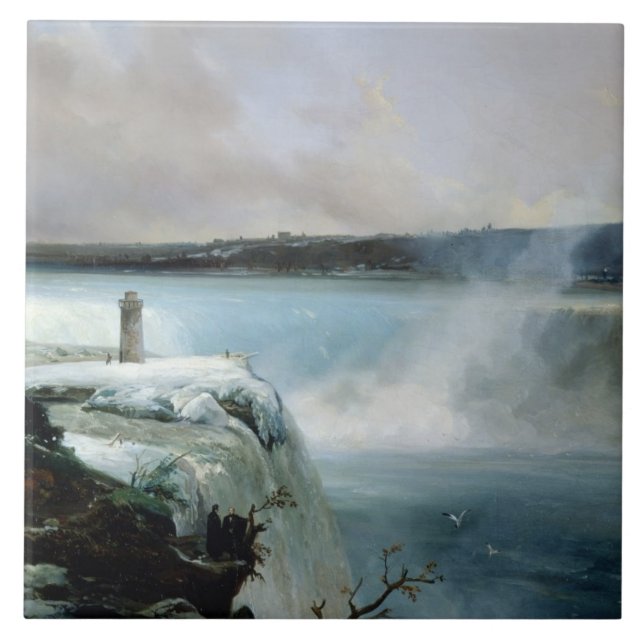 Carreau Chutes du Niagara, c.1837-40 (huile sur la toile) (Devant)