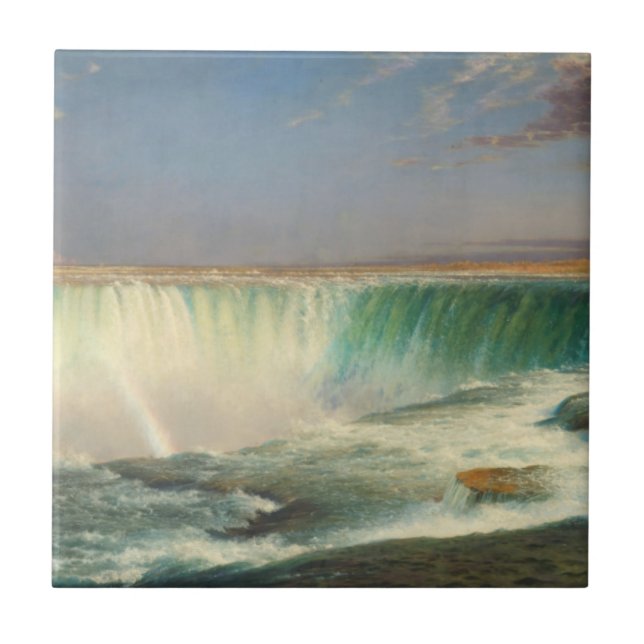 Carreau Chutes du Niagara peignant la tuile (Devant)