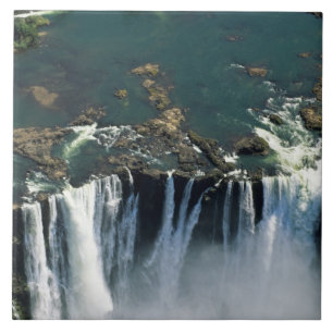 Carreau Chutes Victoria, frontière entre la Zambie et le 