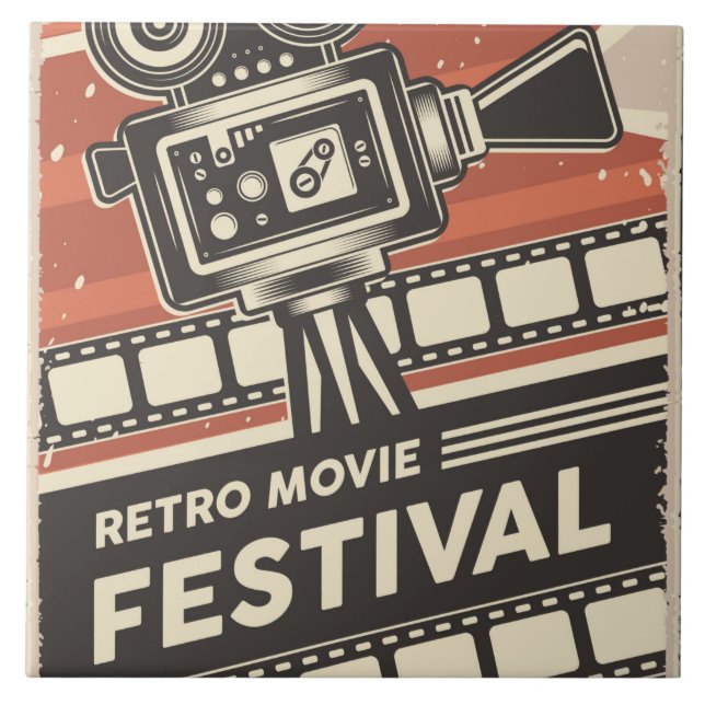 Carreau cinéma rétro cool (Devant)