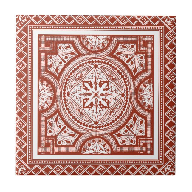 Carreau Cinnabar Woodblock IV (Devant)