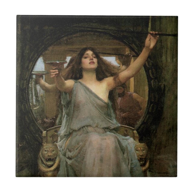Carreau Circe Offering the Cup to Ulysses par JW Waterhous (Devant)