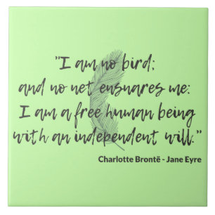 Carreau Citation de Jane Eyre II