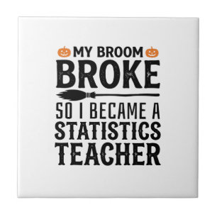 Carreau Citation drôle de professeur de statistiques pour