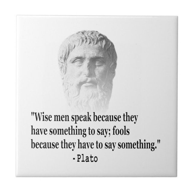 Carreau Citation Par Platon (Devant)