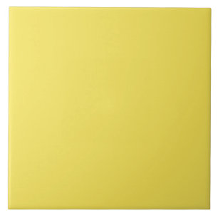 Carreau Citron torsadée minimaliste Couleur uni jaune