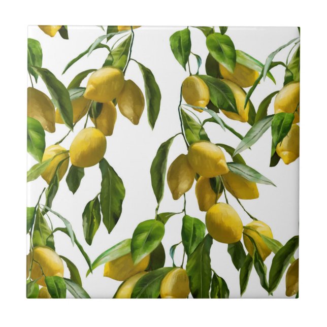 Carreau citrons naturels, beaux (Devant)