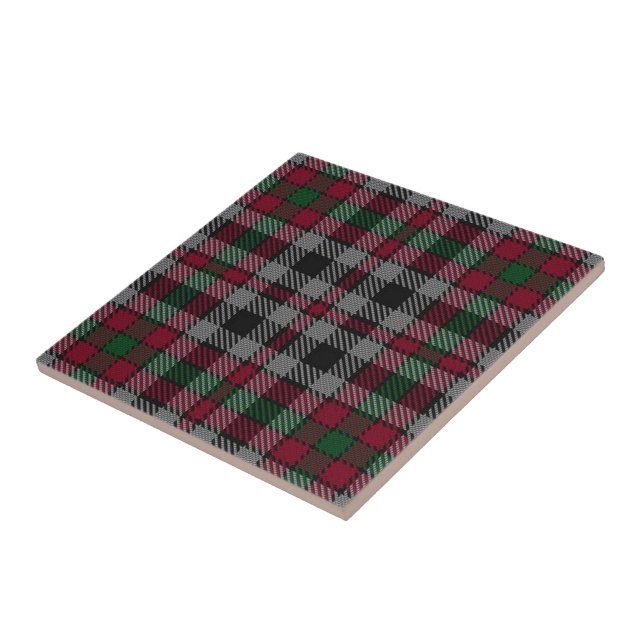 Carreau Clan Borthwick Expressions écossaises Tartan (Côté)