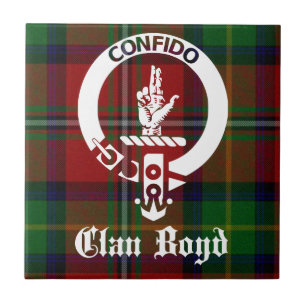 Carreau Clan Boyd Crest Tartan