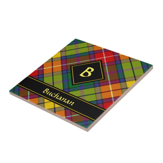Carreau Clan Buchanan Tartan (Côté)