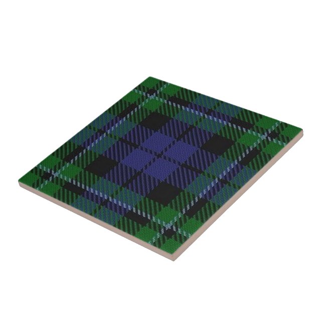 Carreau Clan MacCallum Expressions écossaises Tartan (Côté)