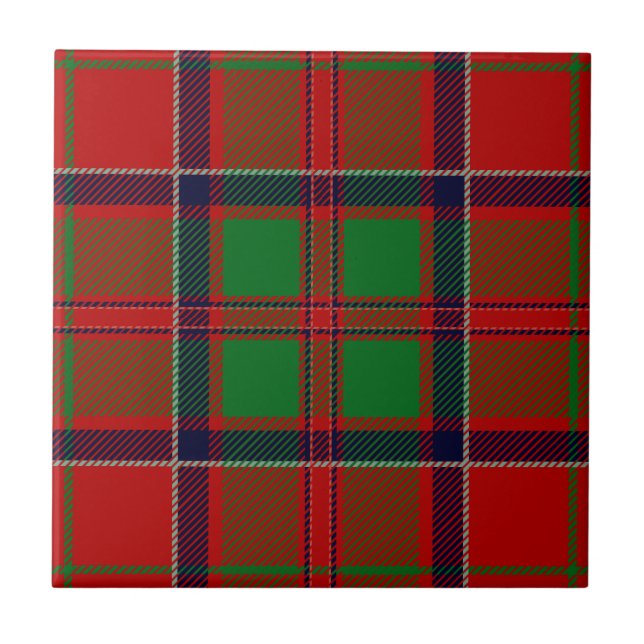 Carreau Clan MacDonald De Glencoe Tartan (Devant)