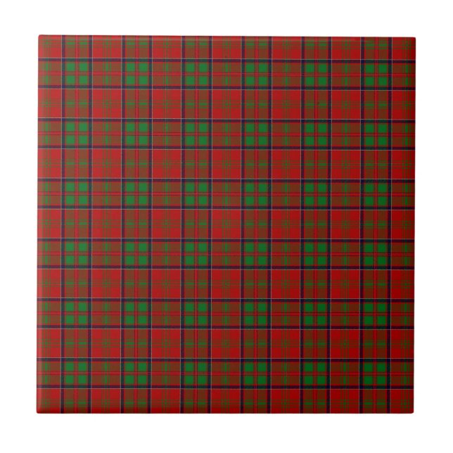 Carreau Clan MacDonald de tartan de Glencoe (Devant)