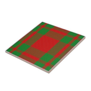Carreau Clan MacGregor Tartan