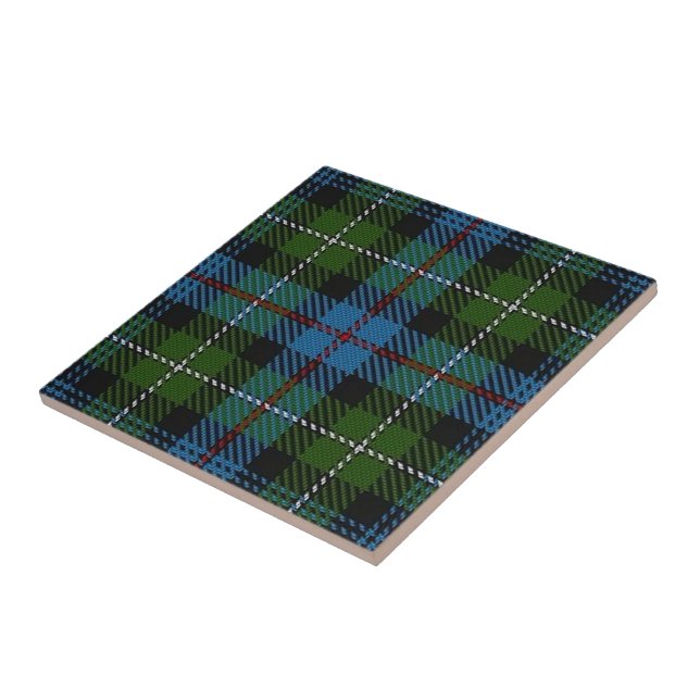 Carreau Clan MacKenzie Expressions écossaises Tartan (Côté)