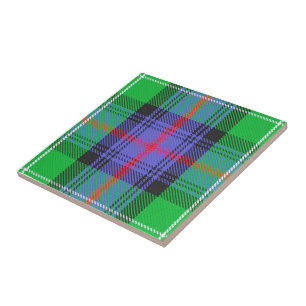 Carreau Clan Sutherland Tartan