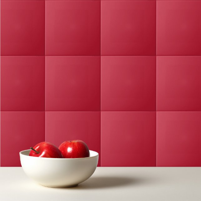 Carreau Classic solide Vrai rouge (Créateur téléchargé)