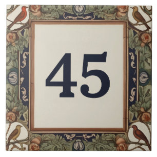 Carreau Classy Bird Custom House Numéro Plaque signalétiqu