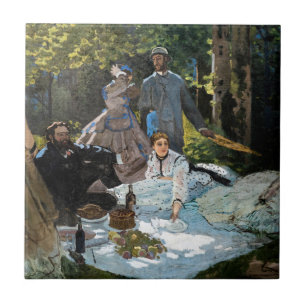 Carreau Claude Monet - Déjeuner sur l'herbe, panneau droit