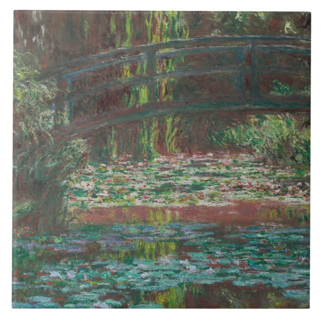 Carreau Claude Monet - Eau Lily Pond (Devant)