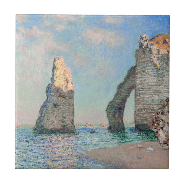 Carreau Claude Monet - Falaises à Etretat (Devant)