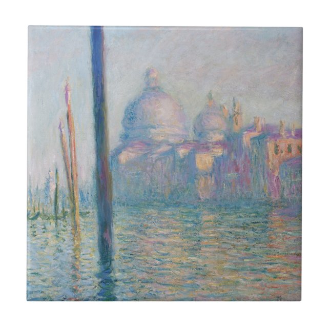 Carreau Claude Monet Grand Canal Venise Italie Voyage (Devant)