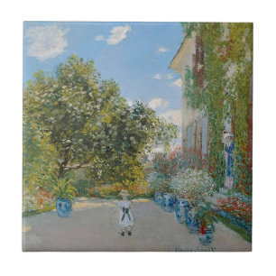 Carreau Claude Monet - La Maison des artistes à Argenteui