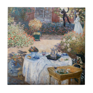 Carreau Claude Monet - Le déjeuner, panneau décoratif