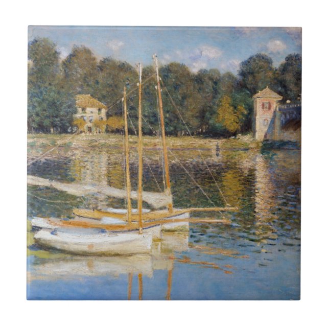 Carreau Claude Monet - Le pont Argenteuil (Devant)