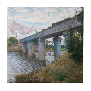 Carreau Claude Monet - Le pont ferroviaire à Argenteuil