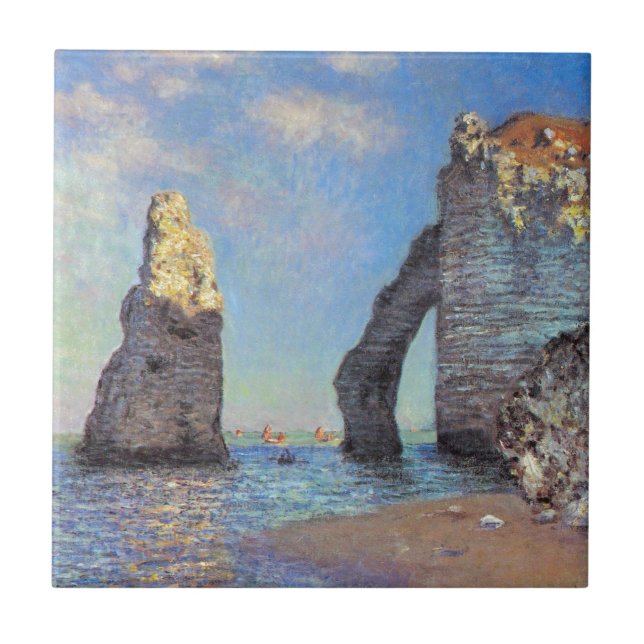 Carreau Claude Monet // Les falaises d'Etretat (Devant)