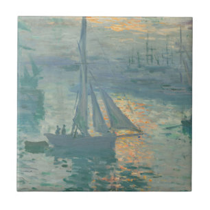 Carreau Claude Monet - Lever du soleil