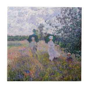 Carreau Claude Monet - Promenade près d'Argenteuil