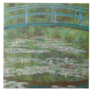 Carreau Claude Monet The Japanese Footbridge, 1899