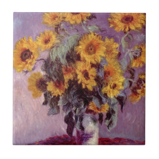 Carreau Claude Monet // Tournesols