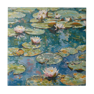 Carreau Claude Monet Water Lilies 1916 Fine Art 