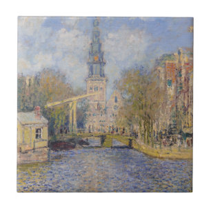 Carreau Claude Monet - Windmills près de Zaandam