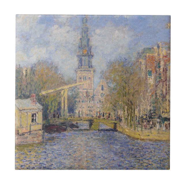 Carreau Claude Monet - Windmills près de Zaandam (Devant)
